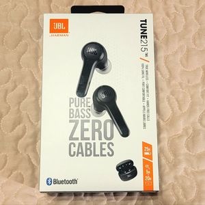 JBL TUNE 215 TWS Earbuds- Pure Bass Sound, 25 Hr Battery.Bluetooth Dual Conn,NIB